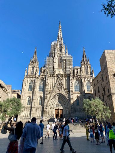 working in Barcelona